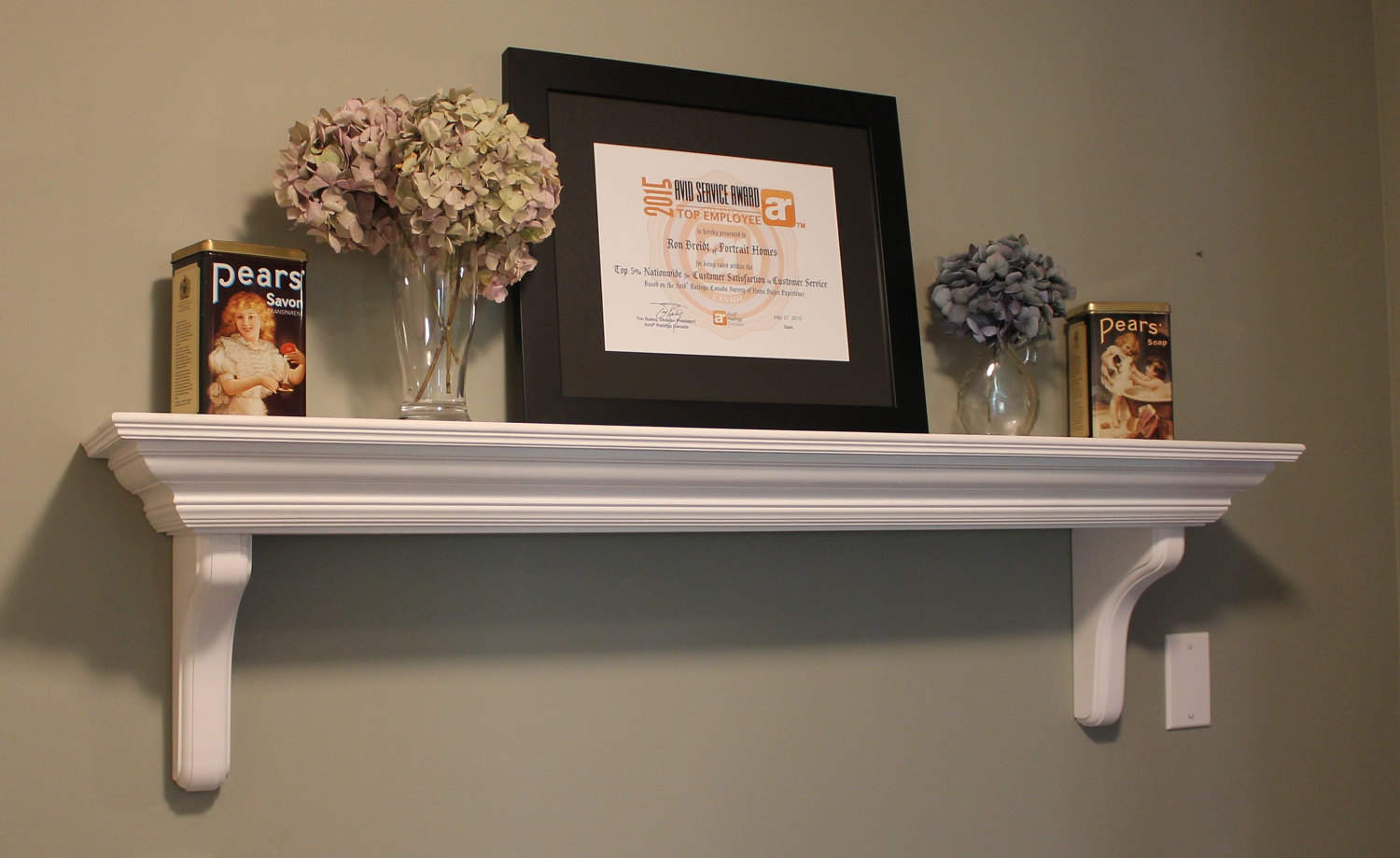 Victorian style antiqued shelf slightly distressed finish Etsy