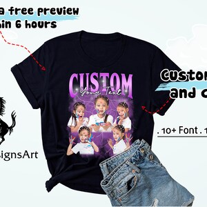 Custom Graphic Tee Custom Photo Shirt Custom Girlfriend Shirt Bojjico  Personalized Shirt Insert Your Design - AliExpress
