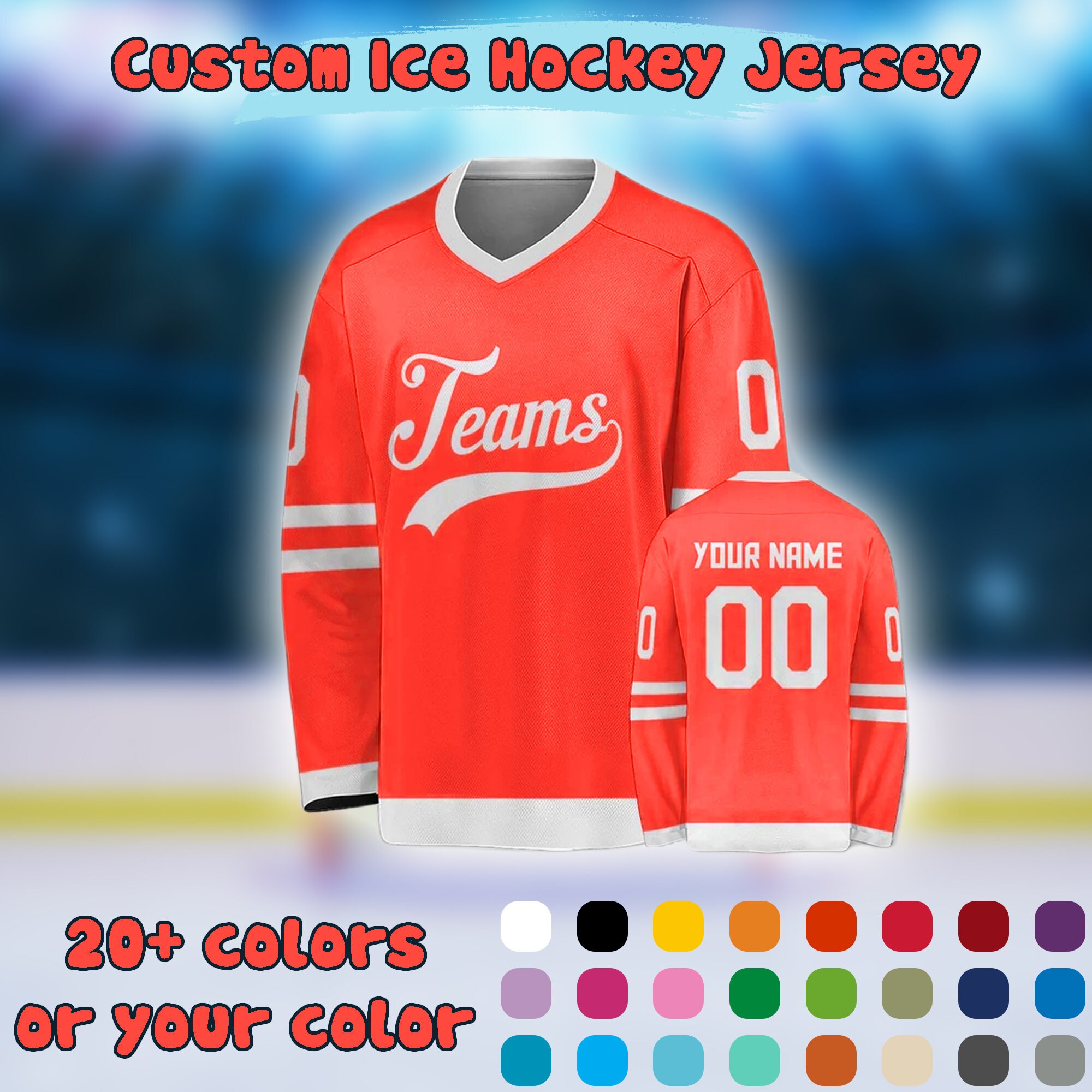 Custom kids hockey jersey new arrivals