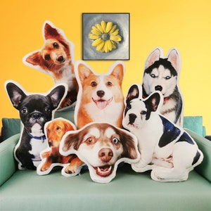 Custom Pet Pillow, Personalized 3D Throw Face Pillow,Pillow Personalized Photo 3D,Custom Dog Cat Pillow, Home Decor, Decorative Pillow Gift