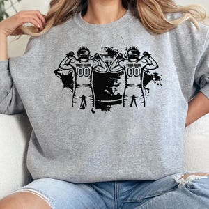Personalized Players Name, Two Football Players Shirt, Football Mom Shirt, Football Season Shirt, My Boys Football Two Players Sons Shirt
