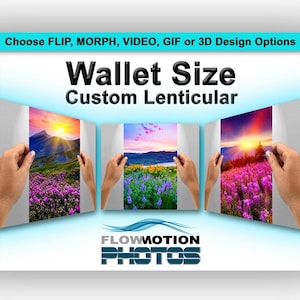 Custom Lenticular - 2.5"x3.5" WALLET SIZE