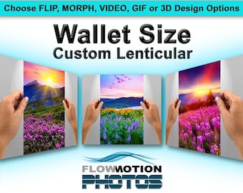 Custom Lenticular - 2.5"x3.5" WALLET SIZE