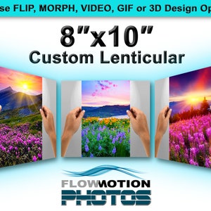 8&quot;x10&quot; Custom Lenticular