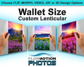 Custom Lenticular - 2.5"x3.5" WALLET SIZE