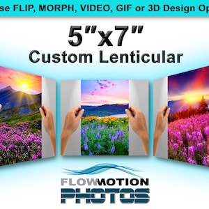 5&quot;x7&quot; Custom Lenticular