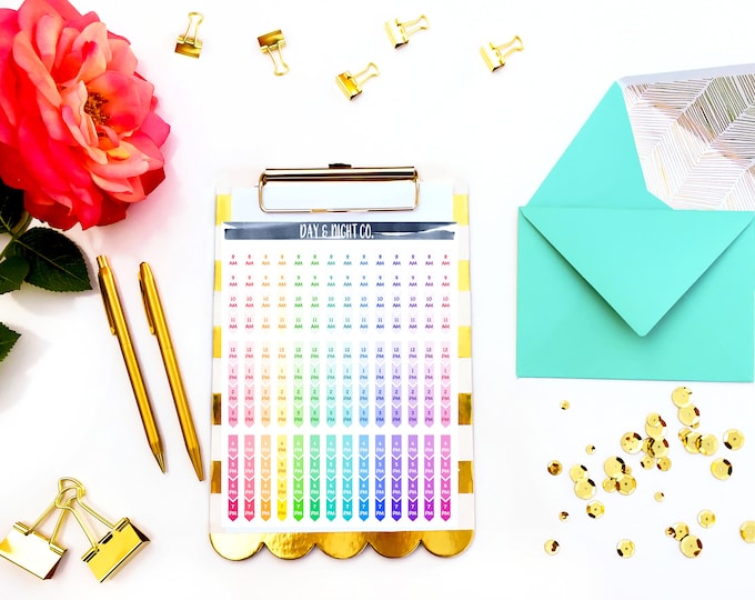 Time Strips for Erin Condren Life Planner