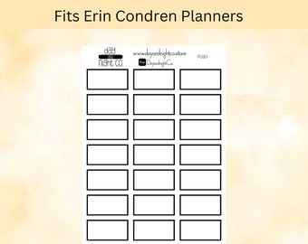 Foiled Blank Note Stickers, Planner Stickers