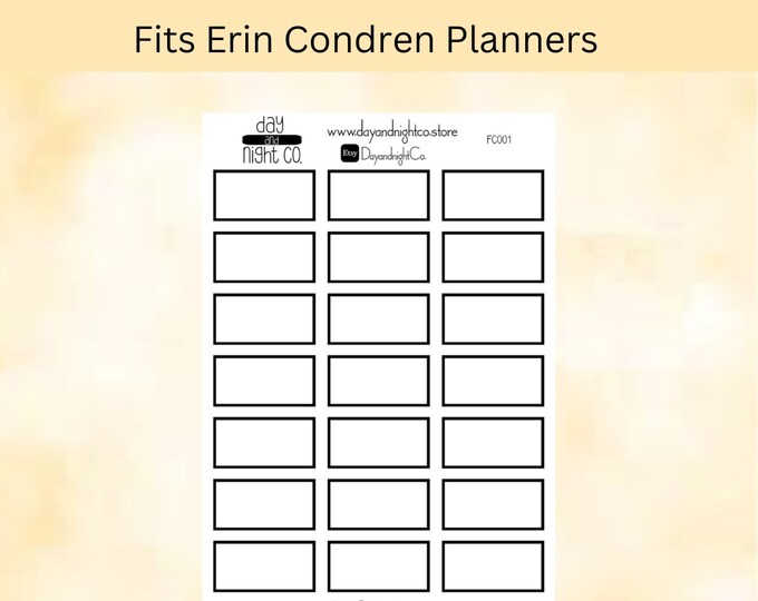 Foiled Blank Note Stickers, Planner Stickers