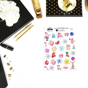 Christmas Clipart - Perfect for Erin Condren Life Planner, Journals, Stickers.