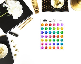 Bath Bombs Emoji Vinyl Stickers - Planner Stickers