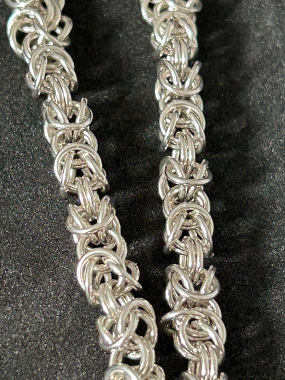 Byzantine/idiots Delight Chain Link Bracelet With Australian