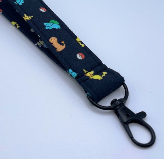 Pokémon Keychain or Lanyard – Handmade Anime Gamer Gift