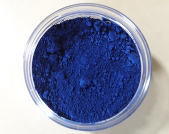 BLUE ICE LIGHT SKY BLUE LUXURY MICA COLORANT PIGMENT POWDER COSMETIC GRADE  2 OZ