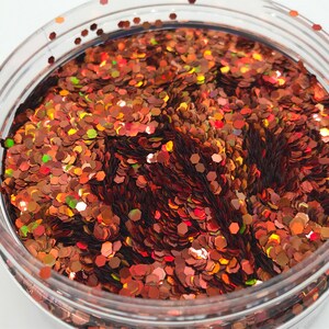 2mm Burning Ember Glitter-Safe for Face and Body