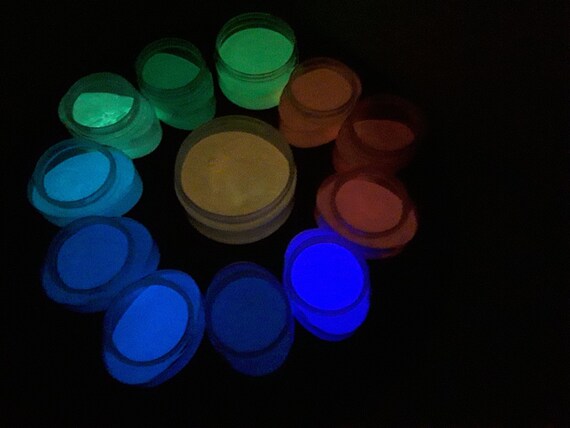 Glow In The Dark Seafoam Blue Green Safe For Nails Etsy