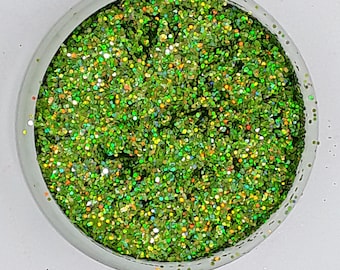 1mm Limeade Green Glitter-Safe for Face and Body