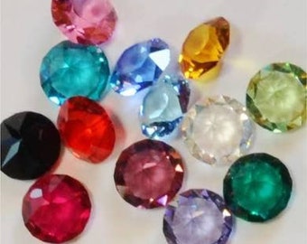 Birthstones Colors in Mica Powder - set of 12-Safe for Face and Body