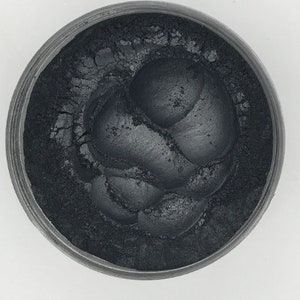Charcoal Mica Pigment - Safe for Face and Body