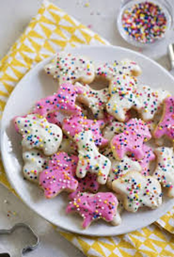 Blue Frosted Animal Crackers