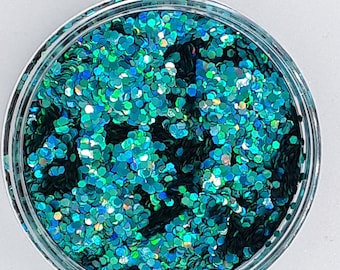 2mm Lagoon Glitter-Safe for Face and Body