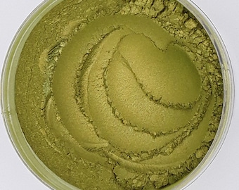 Spanish Olive Mica Pigment-Safe for Face and Body