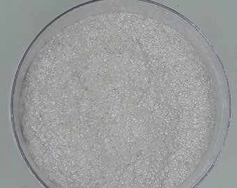 White Heat Blue Flash Flake Mica-Safe for Face and Body