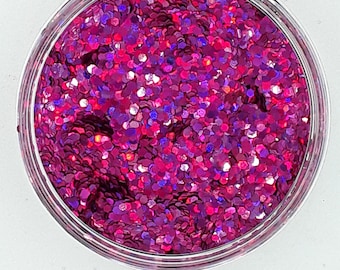 2mm Dragonfruit Glitter-Safe for Face and Body