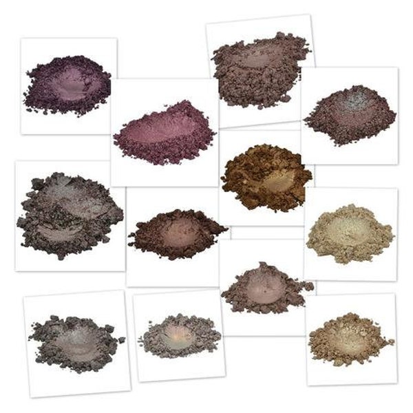 Brown Mica Pigment Collection-Safe for Face and Body