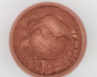 Golden Pink Peach Mica Pigment-Safe for Face and Body