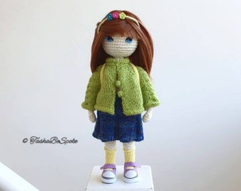 Handmade doll, Collection doll, Amigurumi doll, Interior doll, Crochet doll, Handmade gift for her, Art doll, Birthday gift, Unique gift
