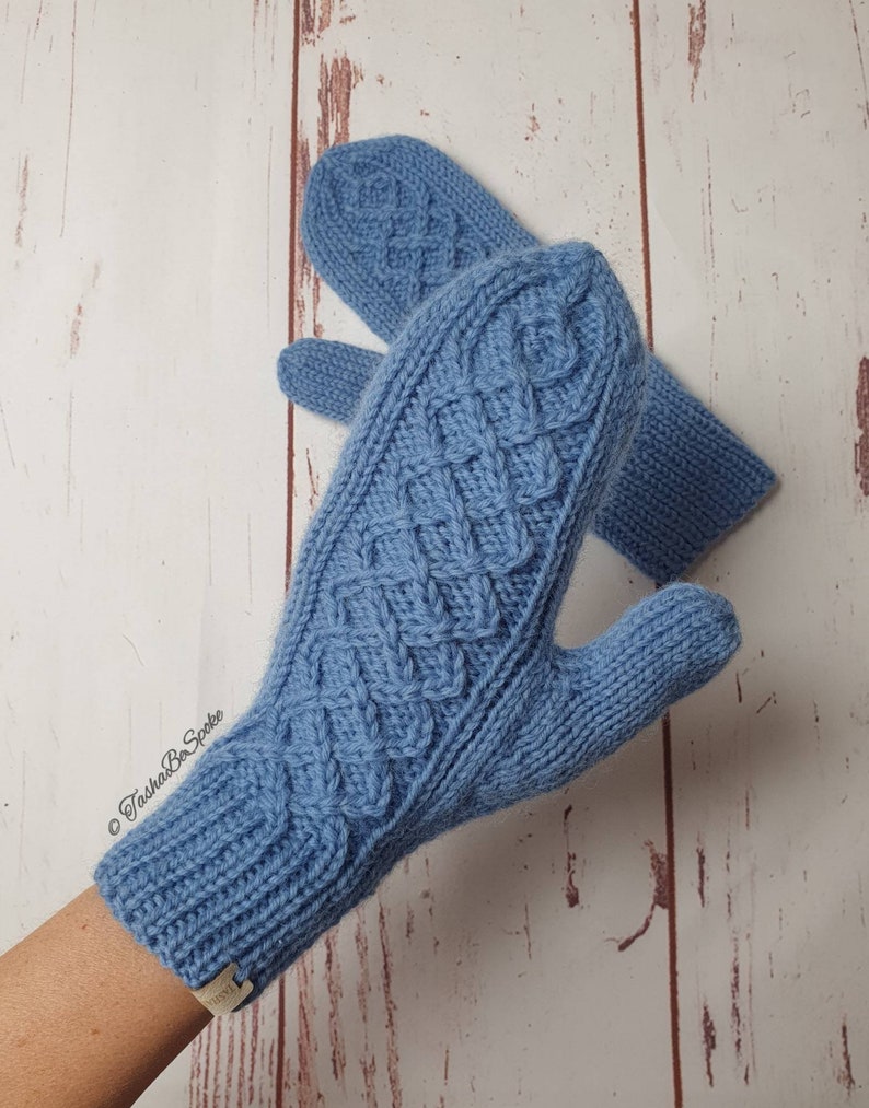 Women Wool Mittens Hand Knit Mittens Winter Luxury Gloves Etsy UK