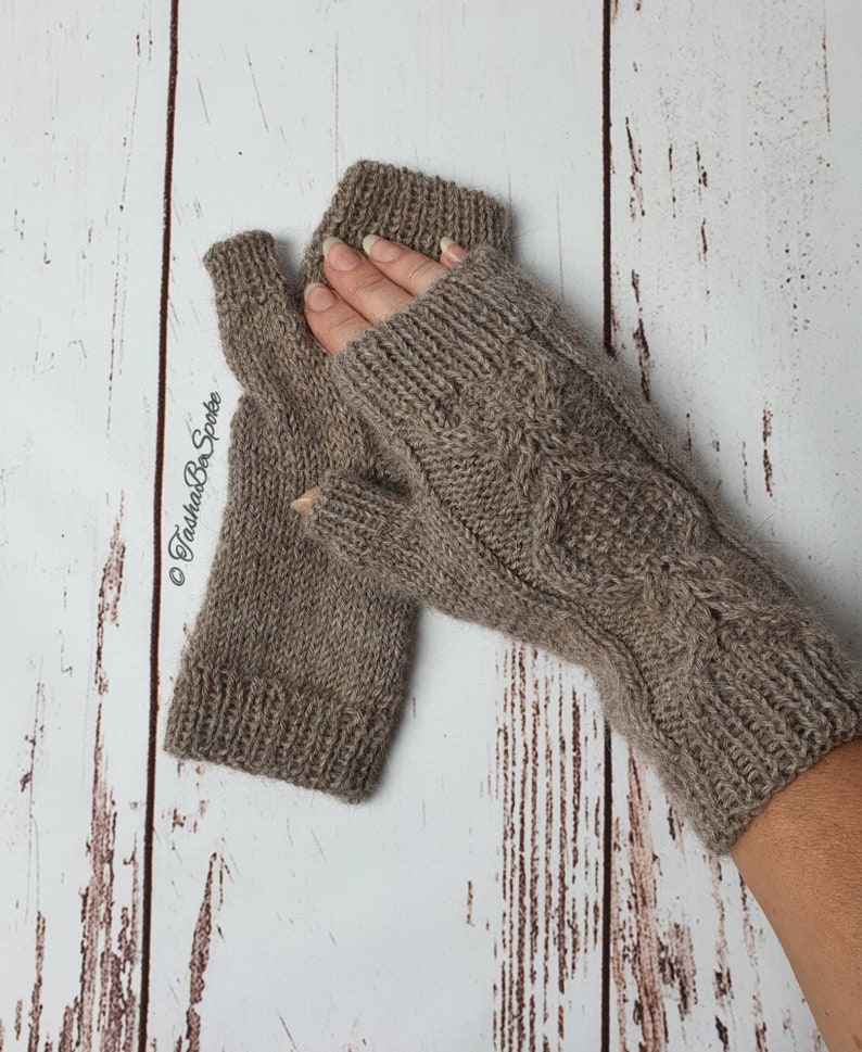 Hand Knitted Mittens Fingerless Gloves Hand Warmers Arm Etsy UK