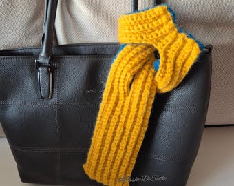 Hand Crochet Phone Sling, Mohair Blend Bag, Bottle Holder