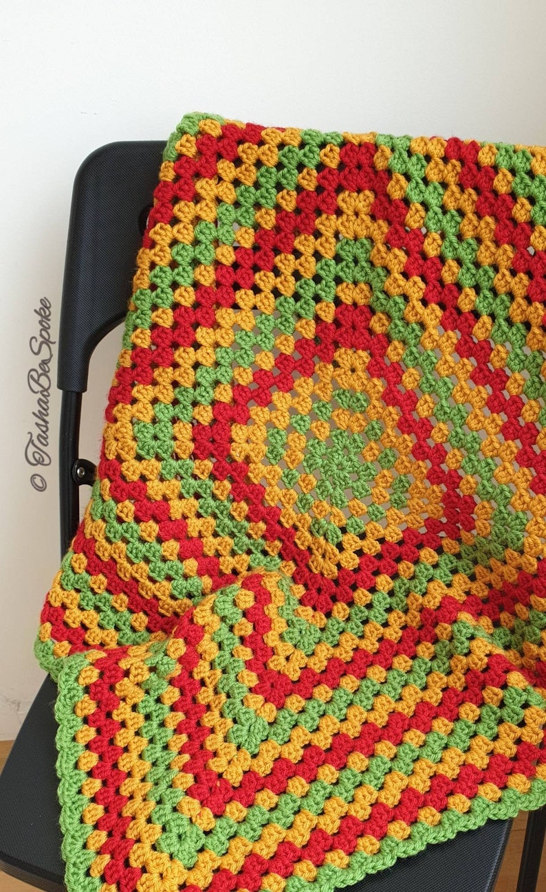 Baby Blanket With Comfort Blanket Hand Crochet Modern Pram Etsy