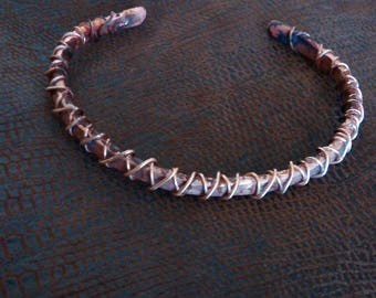 Hammered Copper Bracelet
