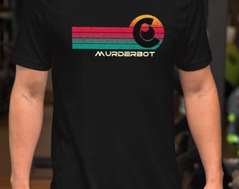 Retro SecUnit MurderBot Shirt, The Murderbot Diaries, Bookish shirt, Book Lovers Gift