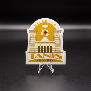 Tanis, Egypt - Vintage Luggage Sticker