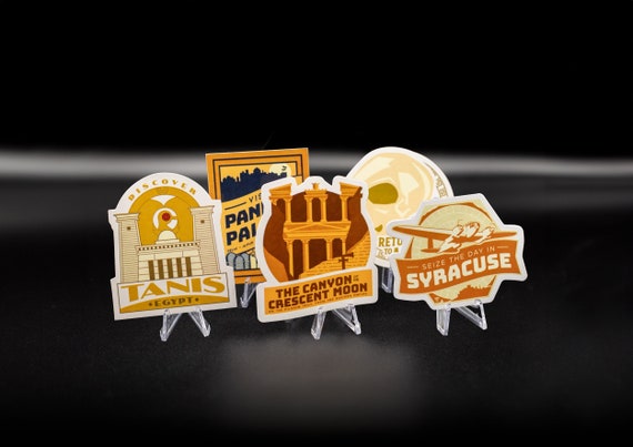 Indiana Jones Travel Sticker Pack: Retro Movie Decals