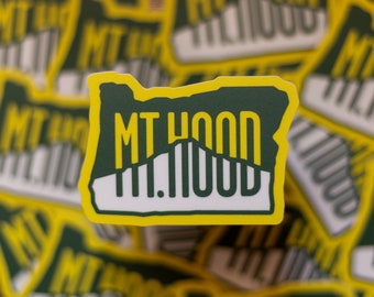 Mt Hood Oregon Sticker: PNW Pride Vinyl Decal