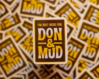Don & Mud Sticker: San Diego Baseball Broadcasters Vinyl Decal