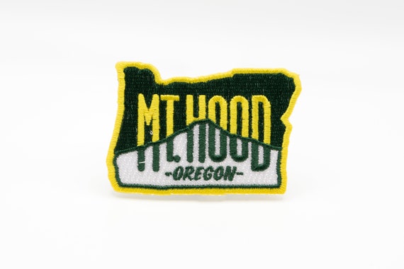 Vintage Mount Hood Patch • Oregon Hiking Travel Souvenir • Sew