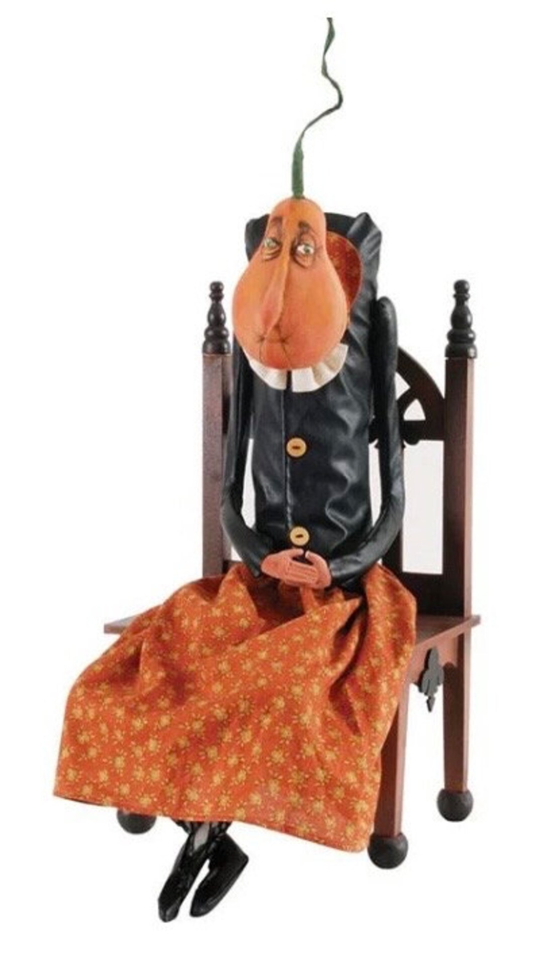 Petula Pumpkin Gourd stuffed Fabric Pumpkin Doll From Joe Etsy