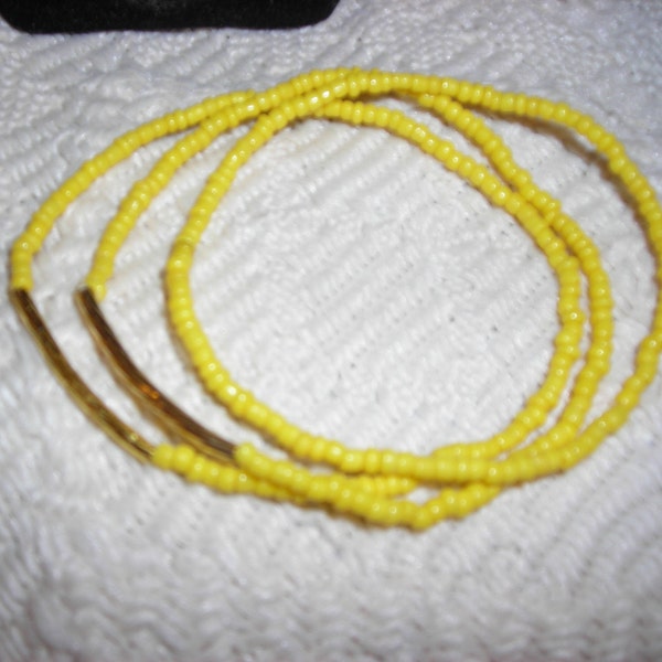 Yellow Bracelet - Etsy
