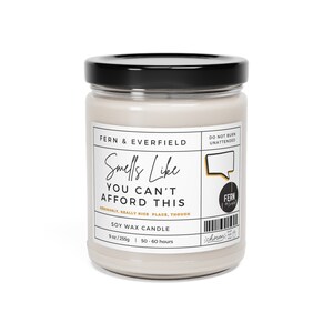Cette bougie au soja vraiment parfumée sent comme si vous ne pouviez pas vous le permettre, 9 oz