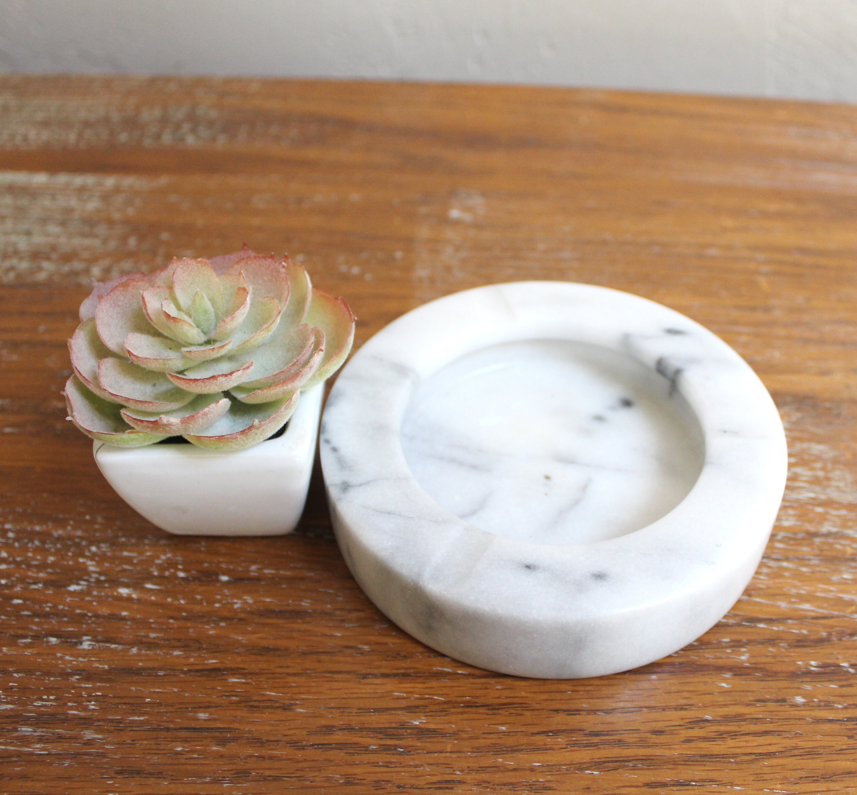 Vintage Marble Ashtray - Etsy