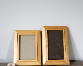 Choose Vintage Wood Frame, Rectangle Frame, 5x7 Photo Frame, 6x8 Wooden Picture Frame, Wood Wall Frame, Wall Mount Frame