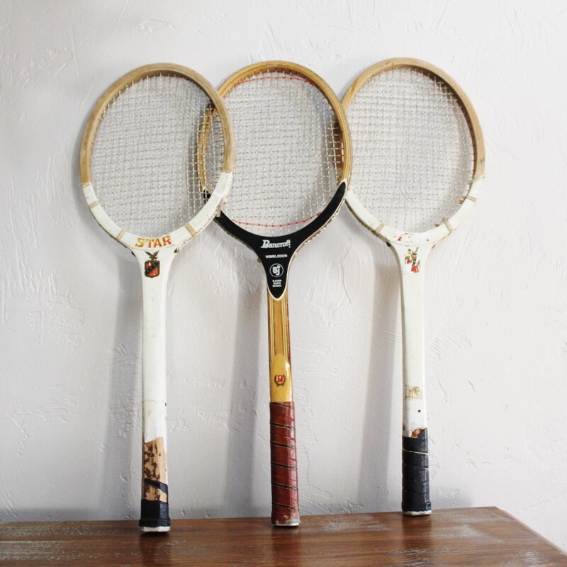 Wooden Tennis Racket - Etsy