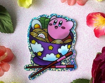Dreamland Ramen Kirby waterproof sticker