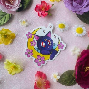 Luna Kitty water proof Sticker